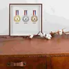 Marcos Medal Display Po Frame Imagen decorativa Adorno Soporte Soporte creativo