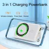 15W Magnetic Wireless Charging 10000mAh Power Bank With Stand For IPhone12 13 Pro Max Airpods 22.5W Fast Charge External Battery