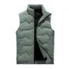 Coletes masculinos tendência de inverno para baixo jaqueta colete casual pato branco outerwear e casal feminino cor sólida casaco roupas b12