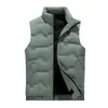 Mäns västar Vintertrenden Down Jacket Vest Casual White Duck Ytterkläder och kvinnors par Solid Color Cloting B12