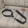 Colliers de chien ceinture de sécurité pour animaux de compagnie ceinture de sécurité de voiture réglable avec pince collier de harnais pour chiens sangle extérieure universelle pour