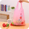 Sacs à provisions écologique pliable sac de fruits réutilisable épaule femmes Portable épicerie stockage fourre-tout organisateur à la maison