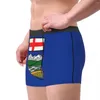 Mutande Boxer Uomo Intimo Mutandine maschili Bandiera dell'Alberta Pantaloncini Comodi Homme