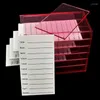 Makeup Brushes 5 Layers Transparent Eyelash Box Acrylic Lash Pallet Holder False