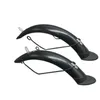 14 بوصة الدراجة الكهربائية Mudguard Bmx Kugoo V1 قابلة للطي دراجة Fender الألومنيوم سبائك الأجنحة الدراجة من المطر كل شاملة 240202