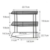 Rangement de cuisine 1 pièces, armoire d'angle, étagère d'organisation polyvalente pour tasses, plats, placard, organisateur de garde-manger