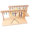 Montessori enseignement des jouets mathématiques numéros numériques 120 cintre et perles de couleur escaliers pour dix conseils formation préscolaire 240124