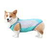 Vestuário para cães Camisetas com resfriamento instantâneo Camisa de proteção UV Correias ajustáveis para treinamento de caça ao ar livre SP99