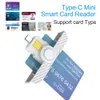 Novo leitor de cartão inteligente USB-C para banco de identificação fiscal de relatórios fiscais
