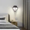 Lâmpadas de parede loft lâmpada de cristal luzes led corredor quarto lampara pared luminaria de parede