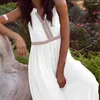 Casual Dresses Summer Sleeveless Woman Dress Holiday Vestido European Style Maxi