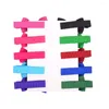 Accessori per capelli 10 pz/lotto Mini Bow Tie Clip Piccolo Dolce Solido Nastro di Sicurezza Nastro Coperto Per I Bambini Forcelle Regali