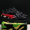 Designer Shoe Platform Sneakers Staa Patent Leather Outdoor Casual Shoes Midnight Navy Blue Nostalgia Wine Red Grey Green Pink Orange Camo Black For Men Women