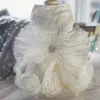 Vestido de vestuário para cães leve roupas para animais de estimação atraente acessório de festa linda saia de arco branco