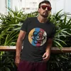 Herren T-Shirts Atom Science L Spieler Wissenschaftler Hip Hop TShirt Billard Queue Sport Pool Snooker Spiele Shirt Zeug für Männer Frauen