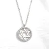 Hangers TONGZHE Joodse Magen Davidster 925 Sterling Zilveren Ketting Vrouwen Mannen Chanoeka Israël Judaïca Hebreeuws Sieraden