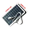 Chargeur 2W 5V 400ma, sortie de panneau USB, système solaire Portable extérieur pour chargeurs de téléphones portables