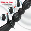 3 motor Anal Vibrator Gay Prostate Massager Anal Beads Butt Plug Vibrator Male Masturbator Sex Toys for Women Men Adults 240130