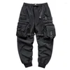 Pantaloni da uomo Autunno Primavera Tuta funzionale stile Safari Moda allentata Casual Gioventù Cargo Techwear 12A5573