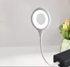 Lampes de table Lampe de bureau USB pliable Veilleuses Éclairage Plug-In Portable Protection des yeux Lampe de lecture
