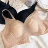 Only A Bra S-XL Big Size Seamless Fashion Bralette Wireless Sleepwear Small Pad Comfortable Sexy Lingerie Thin Underwear 240131