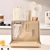 Kitchen Storage Multifunctional Chopsticks Rack Large Capacity Durable For Small Cutter