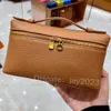 10s Helt handgjorda tygväska Designer Bag Classic Luxury Zipper Touch Importerad Togo Leather Exquisite Beeswax Thread Hand Sying With Box