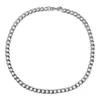 Хип-хоп кубинская цепочка, ожерелье из камня, базовая цепочка из нержавеющей стали, мужское ожерелье, простое ожерелье, женская модная вечеринка, ювелирные изделия 240210