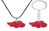 Anime organização nuvem vermelha logotipo símbolo liga chaveiro chaveiro pingente colar corrente jóias acessórios3824785