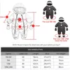 Ircomll Hight Quality born Baby Winter Clothes Snowsuit Warm Fleece Hooded Romper Cartoon Lion Jumpsuit Toddler Kid Outfits 240122