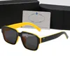 Lunettes de soleil de mode Designer pour hommes femmes monture ovale lunettes de soleil de luxe anti-rayonnement UV400 personnalité hommes rétro lunettes plaque haute qualité haute