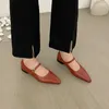 Ubierz buty Bailamos Kobiety płaskie niskie pięta kwadratowe palce retro Mary Janes Pumps Casual Spring Autumn Ballet Lady tydzień