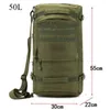 Rucksack Herrentaschen Nylon 60 L Militärreise mit hochwertiger Rest-Tarnung Dual-Use-17-Zoll-Laptop-Frauentasche