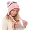 Berets Lenceria De Mujer Warm Ski Hat Knitted Wool Cap European And American Hats Girls Bonnet