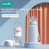 Dr.Green Smart Thermostat Born Baby Bottle PPSU 150240 مجموعة مجموعة مختومة العزلة السريعة حليب الحليب القابل للإزالة/قابلة للغسل 240129