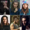 Dreadlocks Crochet Hair Afro Crochet Crochet Braids Crochet Crochet Hair Conthetic Hair for Women and Men Ombre Brown 240119