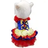 Hundebekleidung, handgefertigte Kleidung, Kleid, Heimtierbedarf, klassisches Märchen, Cosplay-Kostüm, Tutu, Blasenrock, Ballkleid, Party, Urlaub, Halloween