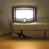 Vägglampa flimmerfri energibesparande LED-ljus med sensor för hemmet sovrum kontor justerbar ljusstyrka natt