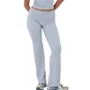 Pantaloni da donna Leggings svasati per le donne Bell Bottom Yoga a vita alta controllo della pancia allenamento bootcut