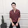 Camisa floral de manga corta de verano Estilo de negocios Blusa casual para hombres Camisas de vestir de moda Diseñador 2021