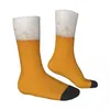 Men's Socks Beer Glass Men Women Windproof Novelty Spring Summer Autumn Winter Stockings Gift