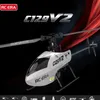 C129 V2 Model Helikopter Ailersiz Tek Pervane 360 ​​° Dublör Uzaktan Kumanda Uçak Oyuncak Çocuk Doğum Günü Hediyesi 240118