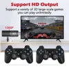 K8 Game Stick 64G 4K HD Video Game Console 40Simulators Dual Wireless 2.4G Controller Retro Console 10000 Games For Kids Gift 240124