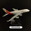 Escala 1 400 Modelo de Avião de Metal Coreia Asiana Voos Boeing Avião Liga Diecast World Aviation Collectible Toy Miniature 240119