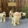 Decorative Plates Korean Adorable Dog Ceramic Tray Retro Jewelry Storage Creative Funny 3D Sheep Shape Living Room Decorations Gifts