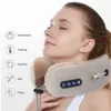 USB Charge Electric Neck Massager U Shaped Neck Shoulder Relaxation Pain Relief Massage Pillow Vibration Kneading Therapy Device 240202