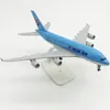 20 cm Legering Metalen KOREA KOREAANSE AIR AIRBUS 380 A380 Airways Vliegtuig Model Diecast Vliegtuig Modelvliegtuigen w Wielen Speelgoed 240131