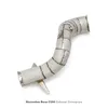 Section High Flow Pipes Branch Downpipe Exhaust Pipe With For C250 W205 1.5T