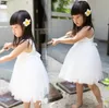 Kızlar Giysileri Yaz Moda Koreli Bir Çiçek Çiçek Prenses Şifon Elbiseleri Çocuklar039S Giyim 3T - 7T Kız Tutu Elbiseler MXZ4496670