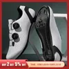 MTB Cykelskor Män sportar Dirt Road Cykelskor Flat Speed ​​Cycling Sneakers Flats Mountain Bicycle Footwear Spd Cleats Shoes 240202